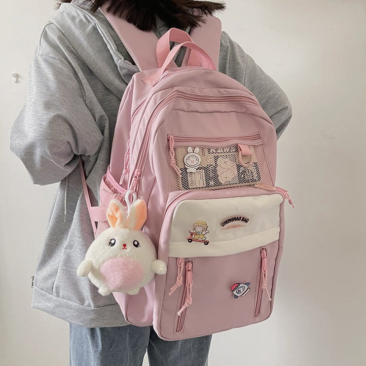 Aesthetic Y2K School Backpack with Cute Designs for Coquette and Grunge Styles