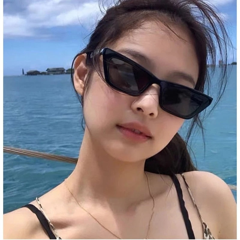 Blackpink-Inspired Cateye Sunglasses 1996 Jennie Style for Y2K Fashion Lovers