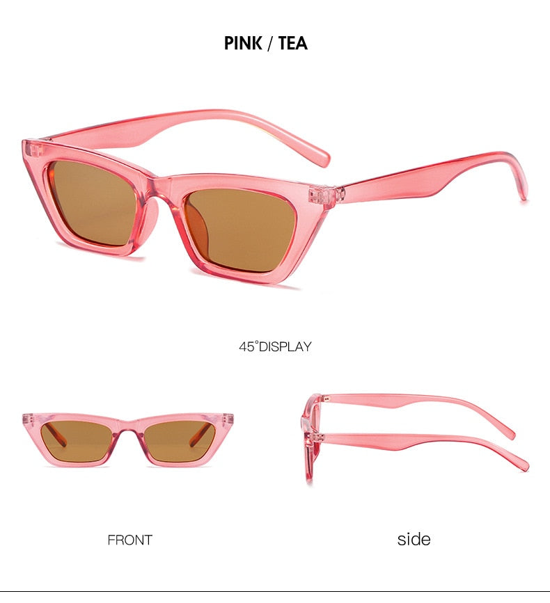 Blackpink-Inspired Cateye Sunglasses 1996 Jennie Style for Y2K Fashion Lovers