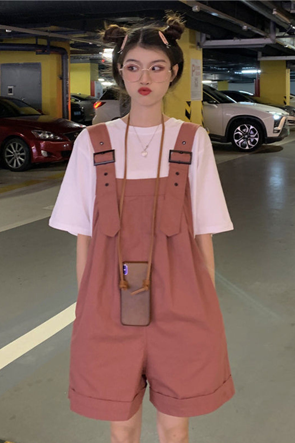 Casual Colors Loose Jumpsuit - Y2K Aesthetic Fashion for Effortless Style and Comfort