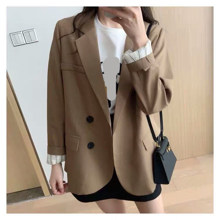 Chic Casual Notched Single Breasted Blazer for Effortless Y2K Aesthetic Outfits