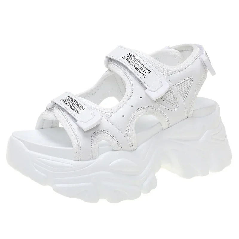 Chunky Platform Sandals for Women - Y2K Aesthetic Footwear for Comfy Summer Outfits