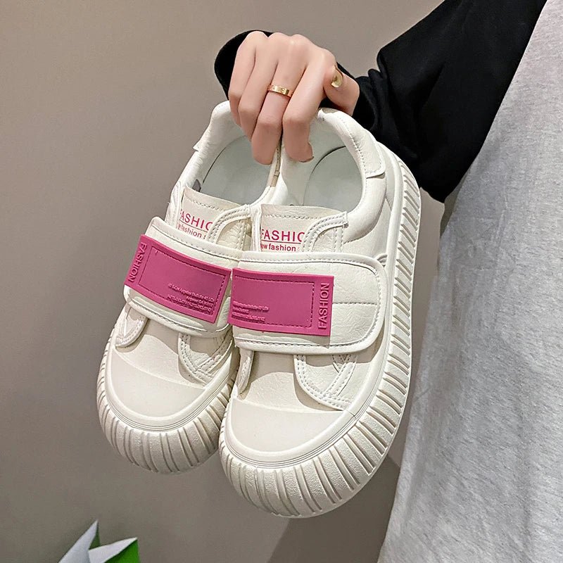 Chunky Velcro Platform Sneakers for Y2K Aesthetic and Grunge Style Outfits