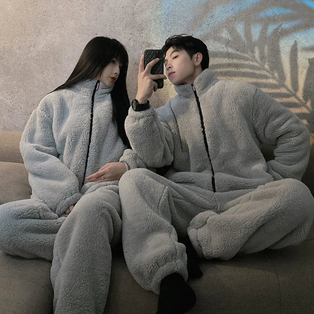 Cozy Aesthetic Winter Pajamas for Y2K Style Lovers - Cute and Comfy Sleepwear Set