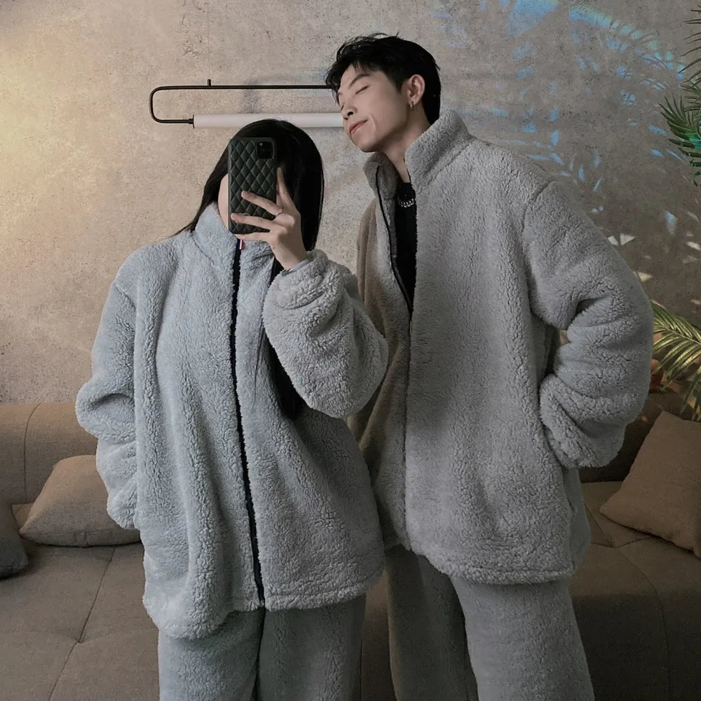 Cozy Aesthetic Winter Pajamas for Y2K Style Lovers - Cute and Comfy Sleepwear Set