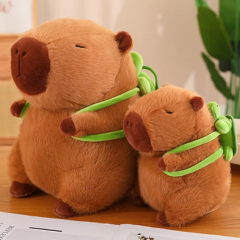 Cozy Fluffy Capybara Plush Toy - Adorable Y2K Aesthetic Cuddle Buddy for All Ages