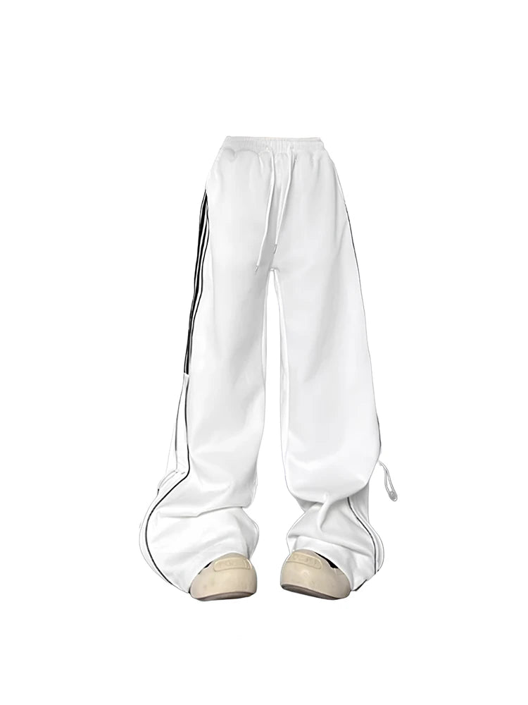 Cozy Oversized White Sweatpants for Y2K Aesthetic and Comfy Street Style Outfits