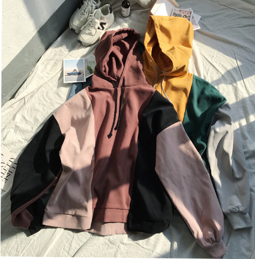 Cozy Solid Color Oversized Hoodie - Y2K Style Comfy Essential for Aesthetic Outfits