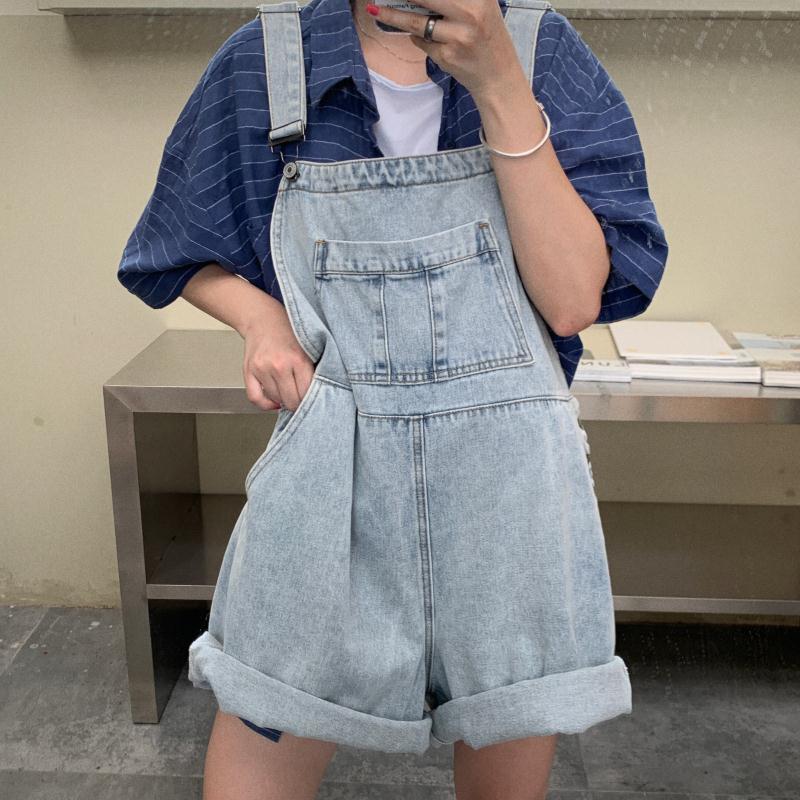 Cozy Y2K Denim Overalls for a Cute Grunge Aesthetic Look