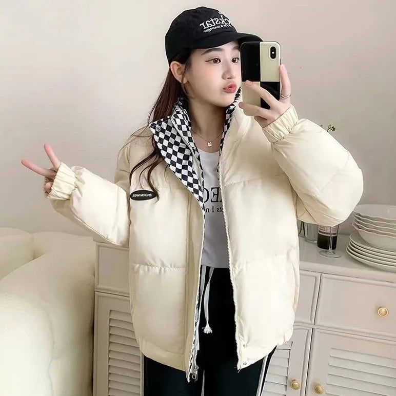 Cozy Y2K Winter Zipper Jacket for Grunge Aesthetic and Comfy Layering