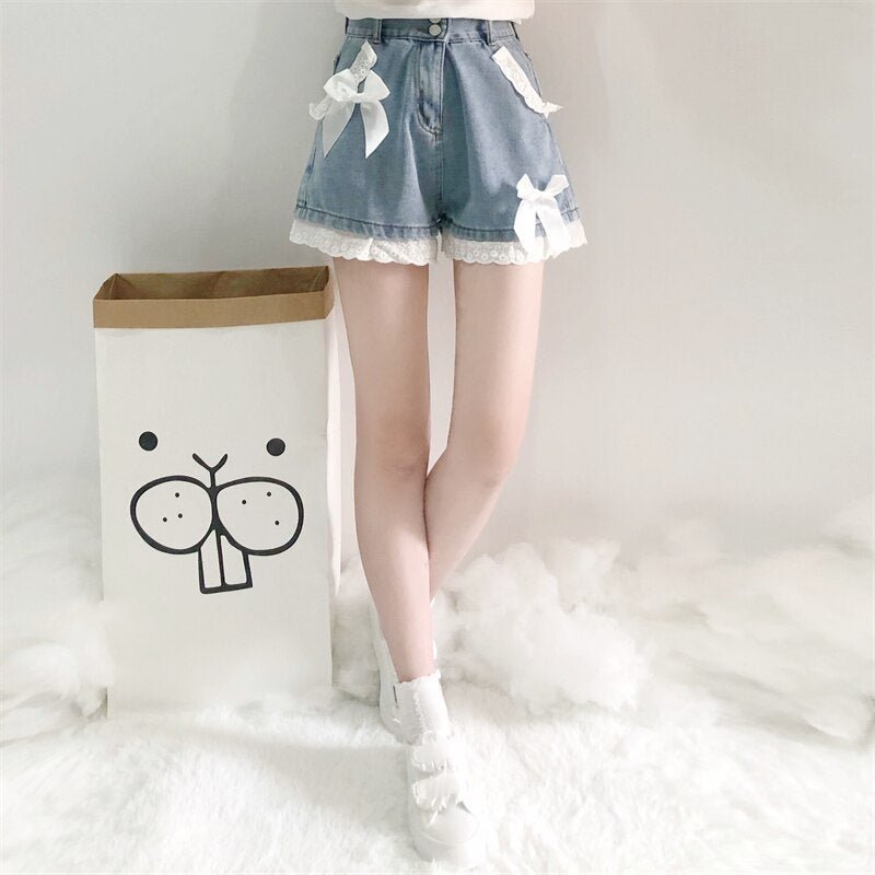 Cute Kawaii Shorts for Y2K Fashion Lovers - Adorable Aesthetic Summer Style