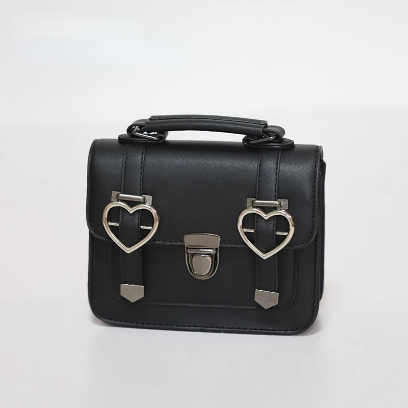 Cute Lolita Black Purse - Y2K Aesthetic Handbag for Coquette and Grunge Outfits