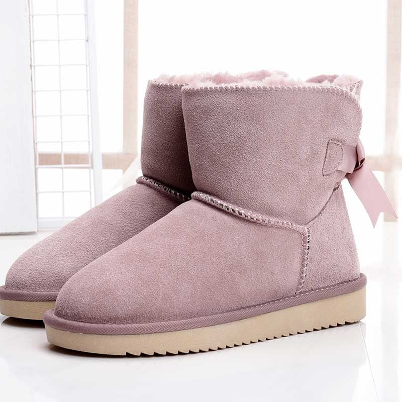 Dusty Pink Y2K Aesthetic Short Fur Boots for Cozy and Cute Outfits