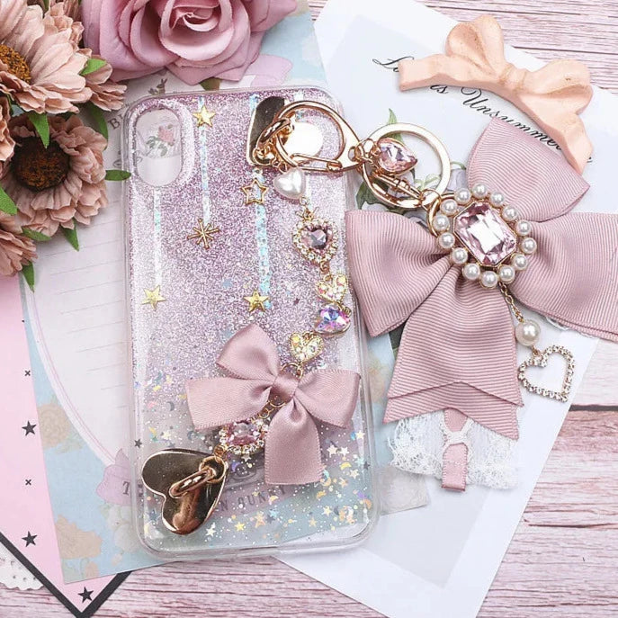 Japanese Handmade Lolita Keychain - Y2K Aesthetic Accessory for Coquette Style Lovers