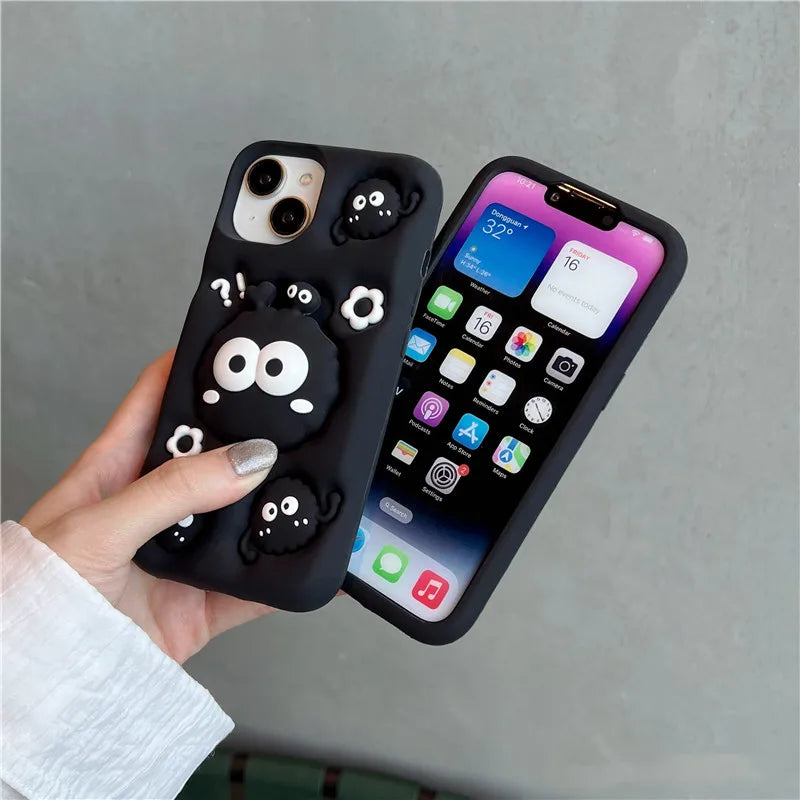 Kawaii 3D Cartoon Hello Kitty Phone Case for Y2K Aesthetic Lovers