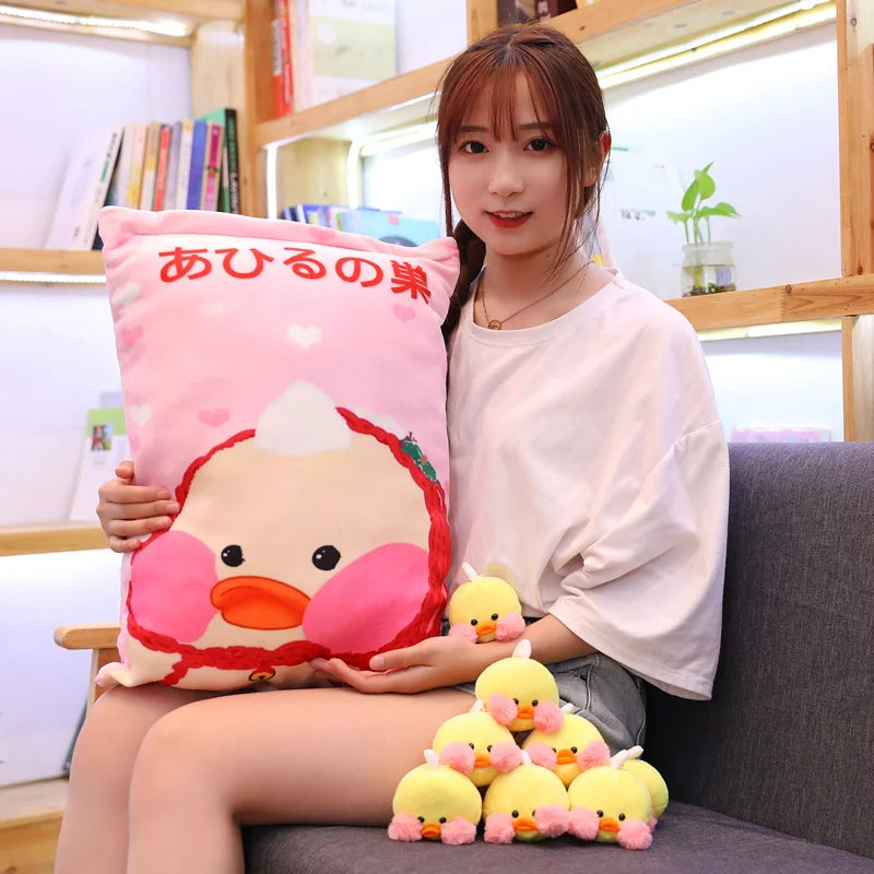 Kawaii 8pcs Plush Ducks Set - Adorable Soft Toys for Cute Aesthetic Decor and Gifts