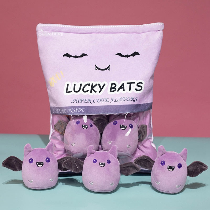 Kawaii Bat Plush Toys - Adorable Soft Bat Stuffed Animals for Cute Aesthetic Decor