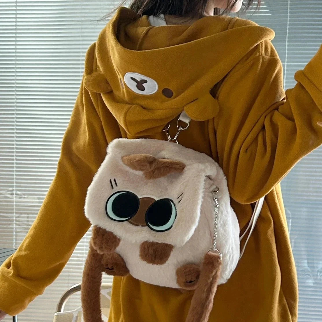 Kawaii Bear Hoodie - Adorable Y2K Style Comfy Hoodie for Cute Aesthetic Outfits