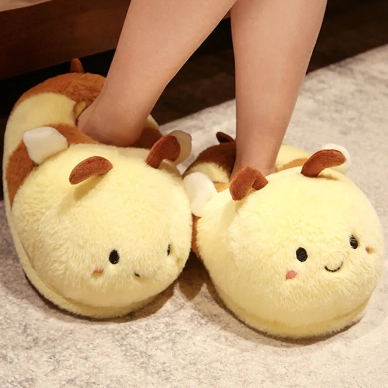 Kawaii Cartoon Animal Slippers for Cozy Comfort and Cute Aesthetic Vibes