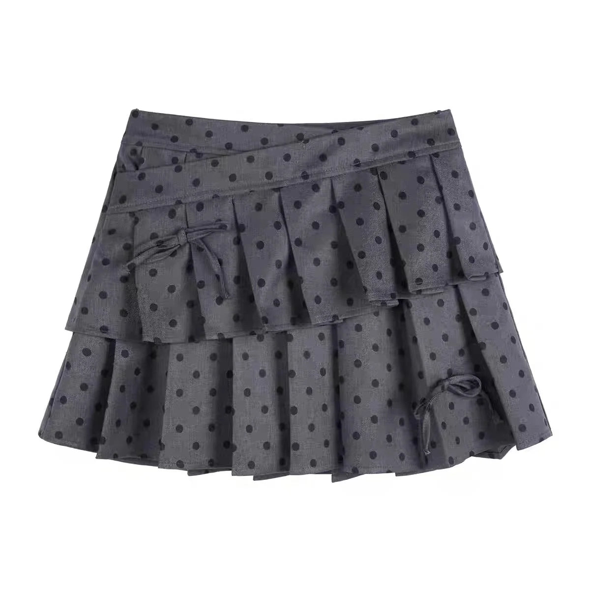 Kawaii Dot Mini Skirt - Adorable Y2K Aesthetic Skirt for Cute Outfits and Playful Styles