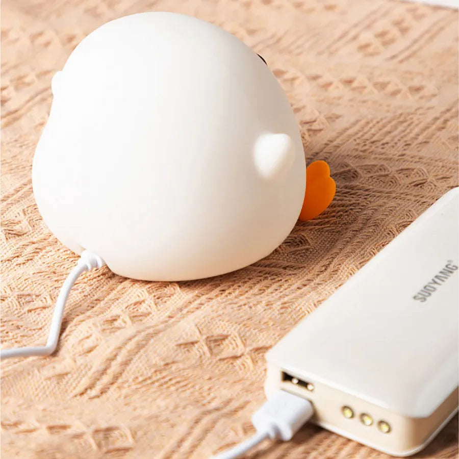 Kawaii Duck Night Light - Adorable Aesthetic Decor for Cozy Rooms and Soft Girl Vibes