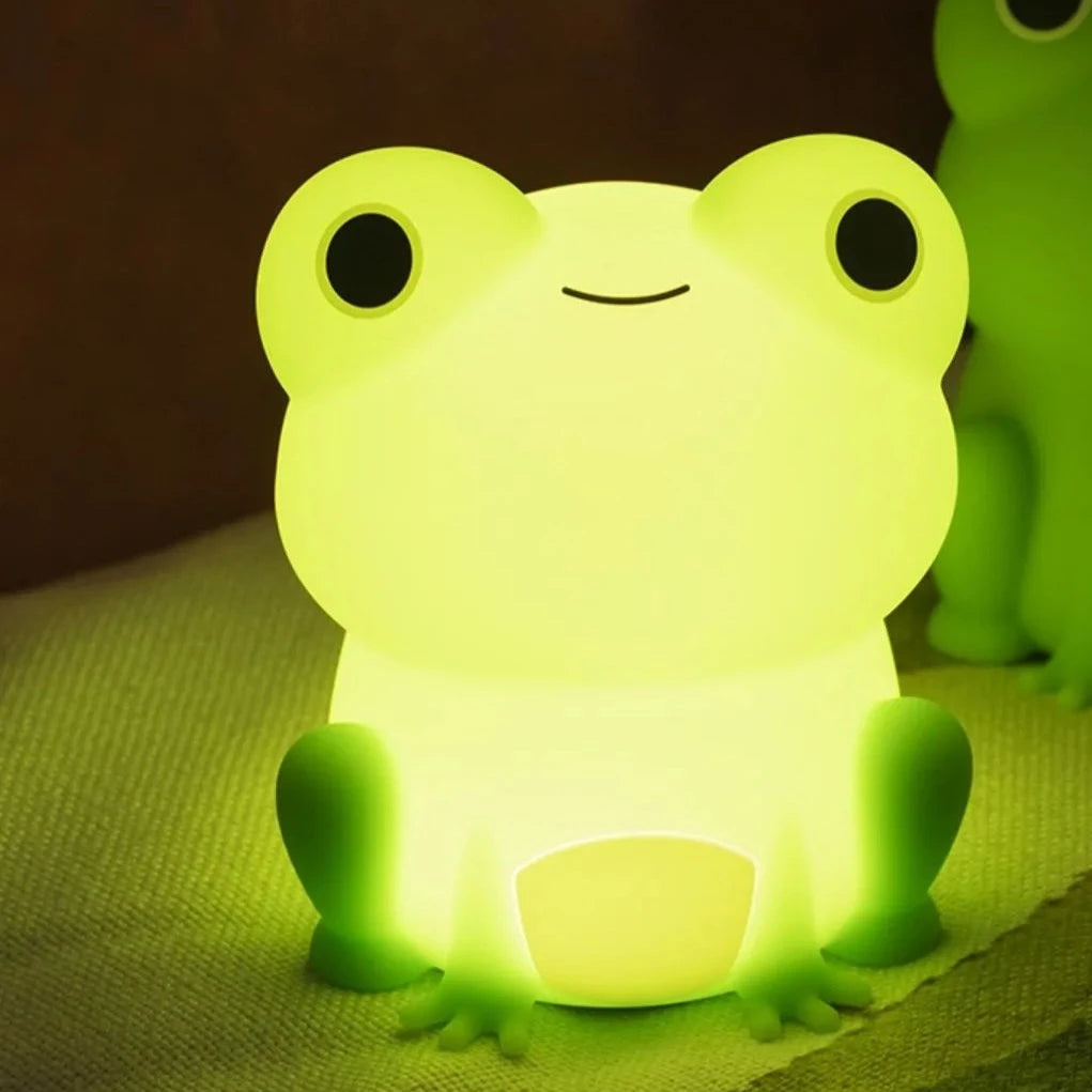 Kawaii Frog Night Lamp - Adorable Aesthetic Lighting for Cozy Rooms and Cute Decor