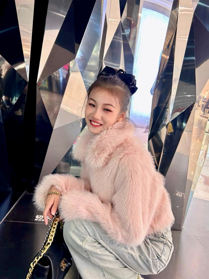 Kawaii Korean Fashion Women's Pink Y2K Winter Jacket for Cozy Aesthetic Style