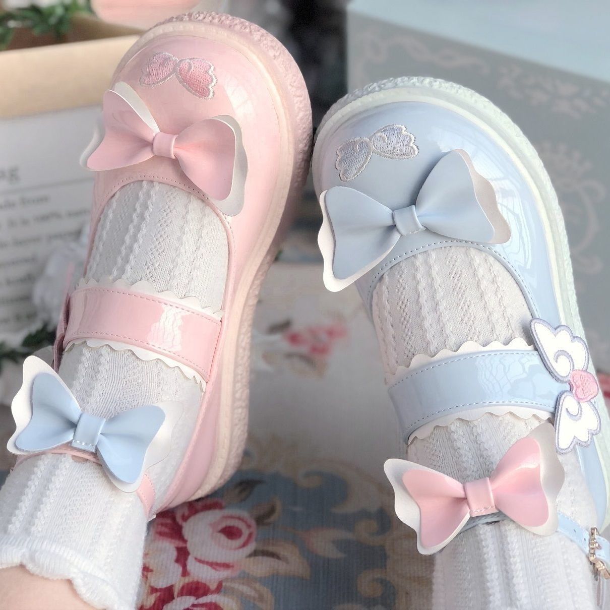 Kawaii Lolita Aesthetic Platform Mary Jane Shoes for Cute and Stylish Outfits