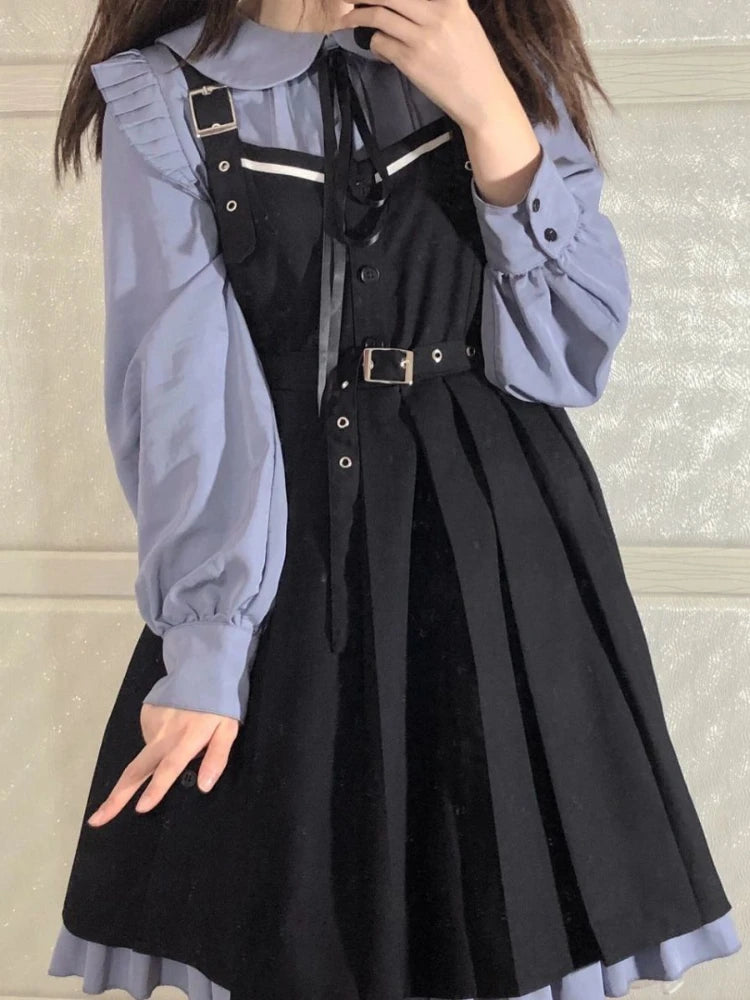 Kawaii Lolita Aesthetic School Dress Outfit for Cute and Stylish Looks