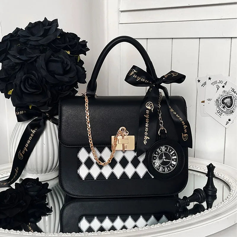 Kawaii Lolita Anime Handbag - Cute Aesthetic Bag for Coquette and Y2K Fashion Lovers