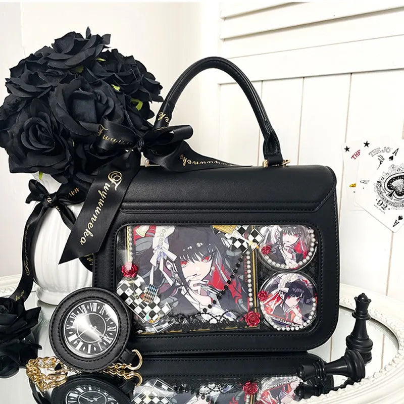 Kawaii Lolita Anime Handbag - Cute Aesthetic Bag for Coquette and Y2K Fashion Lovers