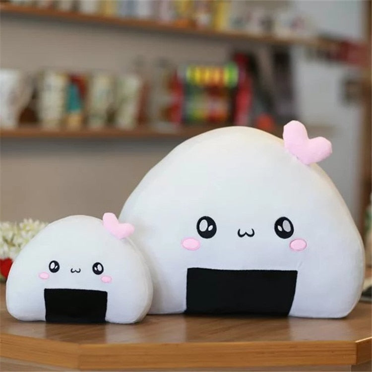 Kawaii Onigiri Plush Toys - Adorable Rice Ball Stuffed Animals for Cute Aesthetic Decor