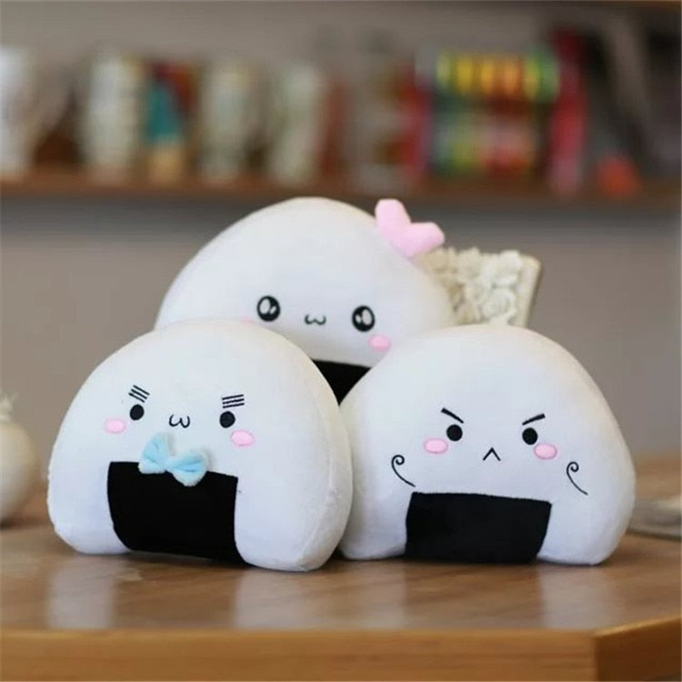 Kawaii Onigiri Plush Toys - Adorable Rice Ball Stuffed Animals for Cute Aesthetic Decor