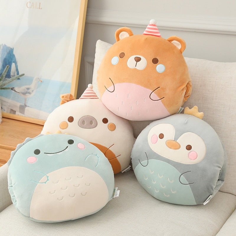 Kawaii Plush Pillow - Adorable Soft Decor for Cozy Aesthetic Rooms and Cute Spaces