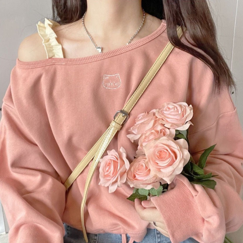 Kawaii Ulzzang Aesthetic Sweater - Cute Pastel Cozy Top for Y2K Fashion Lovers