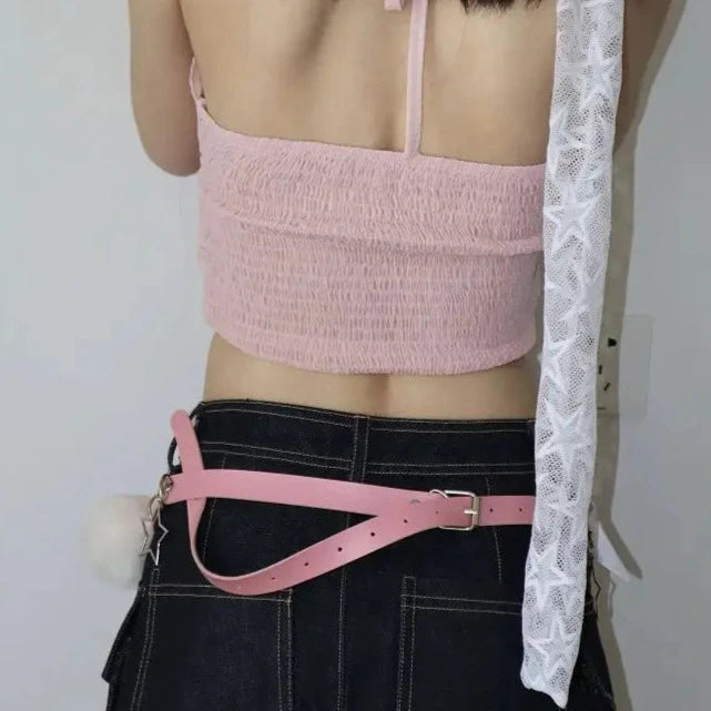 Kawaii Y2K Aesthetic Belt for Cute Outfits and Trendy Fashion Styles