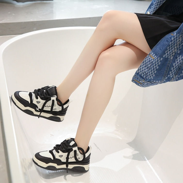 Korean Aesthetic Platform Sneakers for Y2K Fashion and Coquette Style Outfits