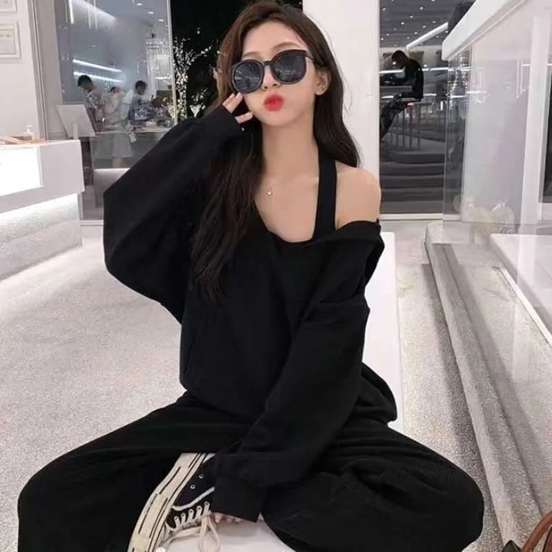 Korean Casual Oversized Y2K Hoodie for Comfy Coquette Aesthetic Outfits