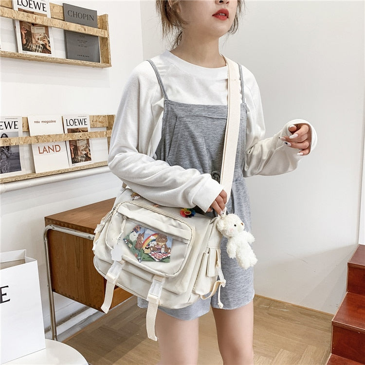 Korean Preppy Aesthetic Bag - Trendy Y2K Fashion Accessory for Chic Outfits