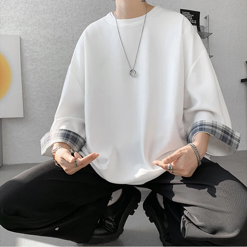 Korean Style Oversized T-Shirt in Y2K Aesthetic - Comfy and Trendy for Everyday Wear