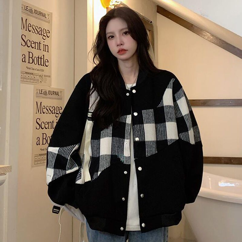 Korean Style Y2K Baseball Jacket - Trendy Coquette Aesthetic Outerwear for Fashion Lovers