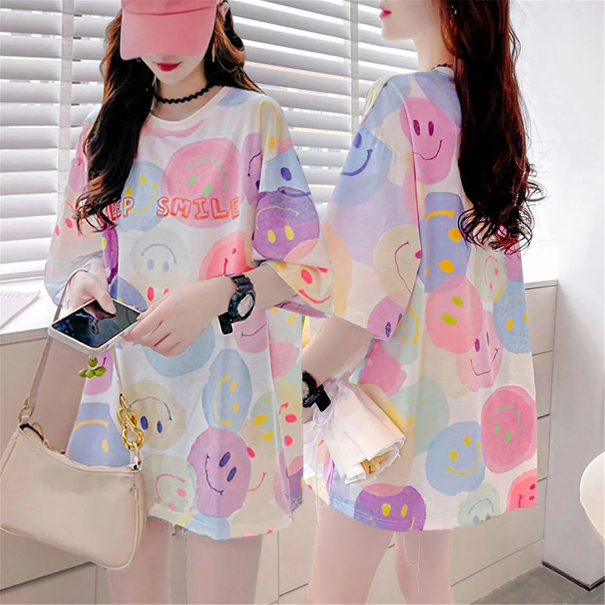 Korean Ulzzang Cute T-Shirt in Y2K Aesthetic for Trendy Coquette Style Outfits