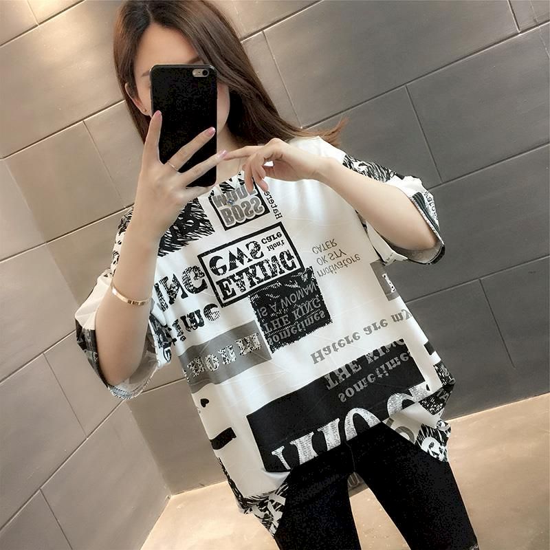 Oversized Y2K Harajuku T-Shirt for Trendy Coquette and Grunge Aesthetic Outfits