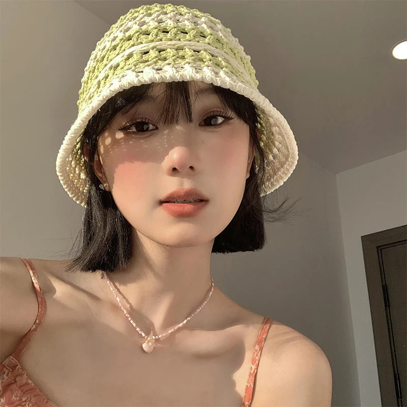 Soft Girl Aesthetic Summer Bucket Hat - Trendy Y2K Fashion Accessory for Cute Outfits