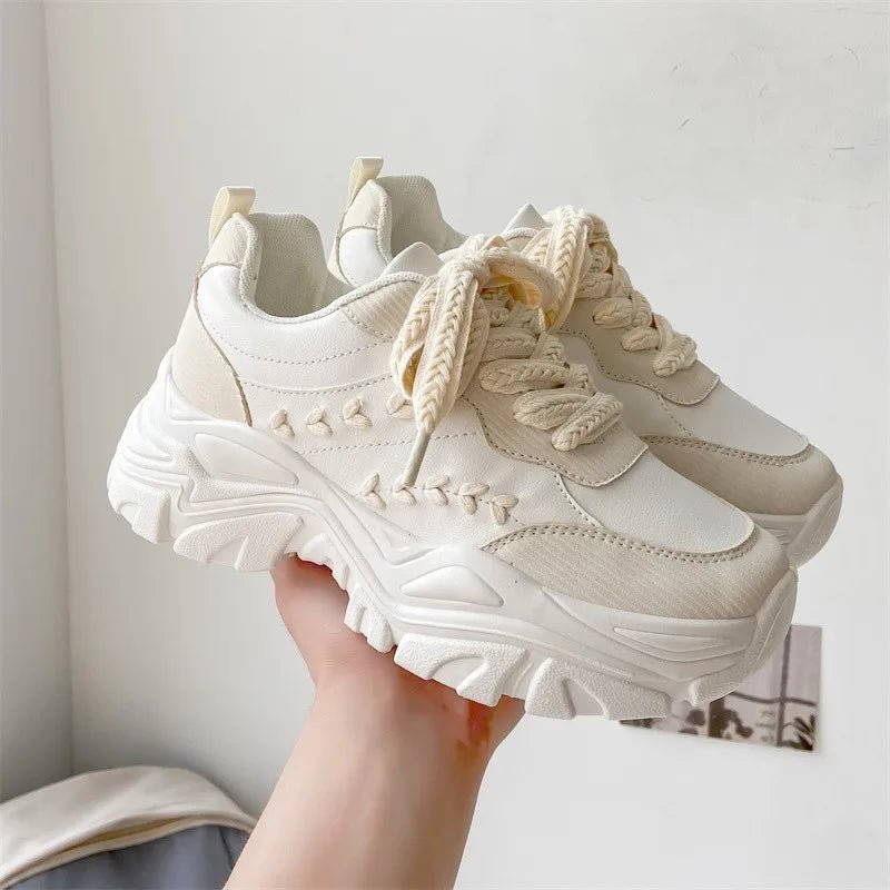 Trendy Chunky Running Sneakers for Y2K Aesthetic and Grunge Style Outfits