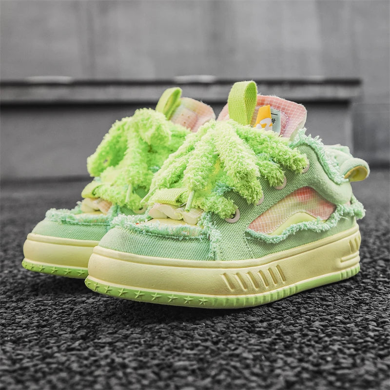 Trendy Harajuku Sneakers for Y2K Fashion Lovers - Cute and Aesthetic Footwear