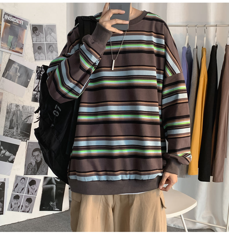 Trendy Long Sleeve Hip Hop Sweatshirt for Y2K Aesthetic and Grunge Style Lovers