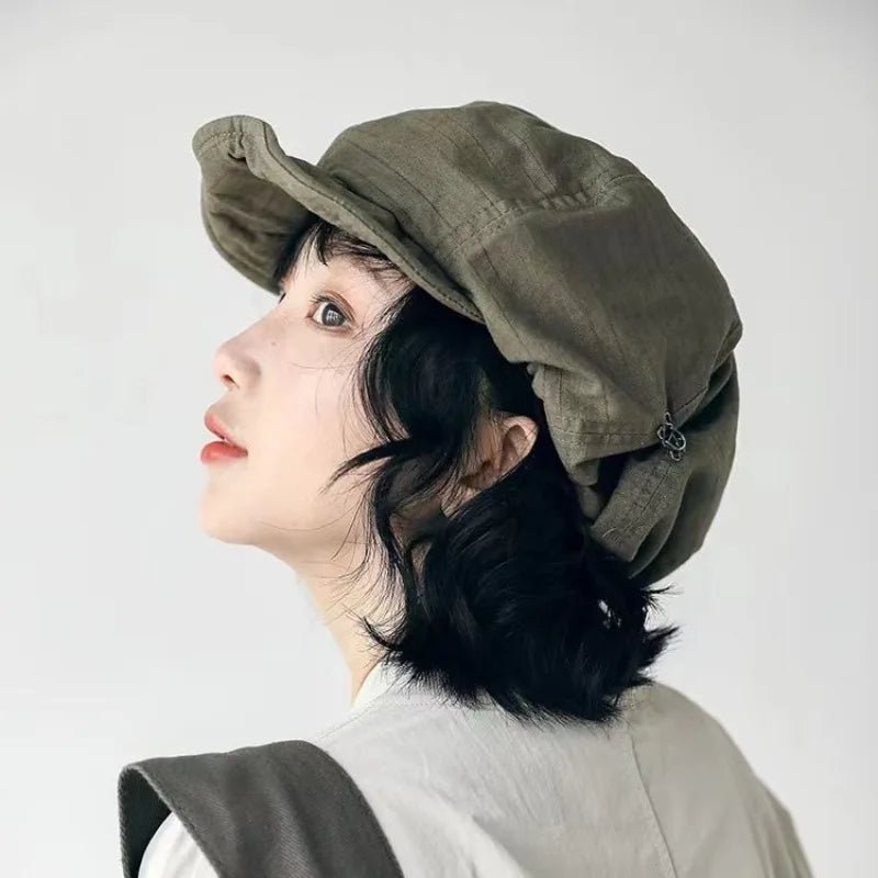 Trendy Oversized Beret Caps for Y2K Fashion Lovers - Perfect for Coquette and Grunge Aesthetics