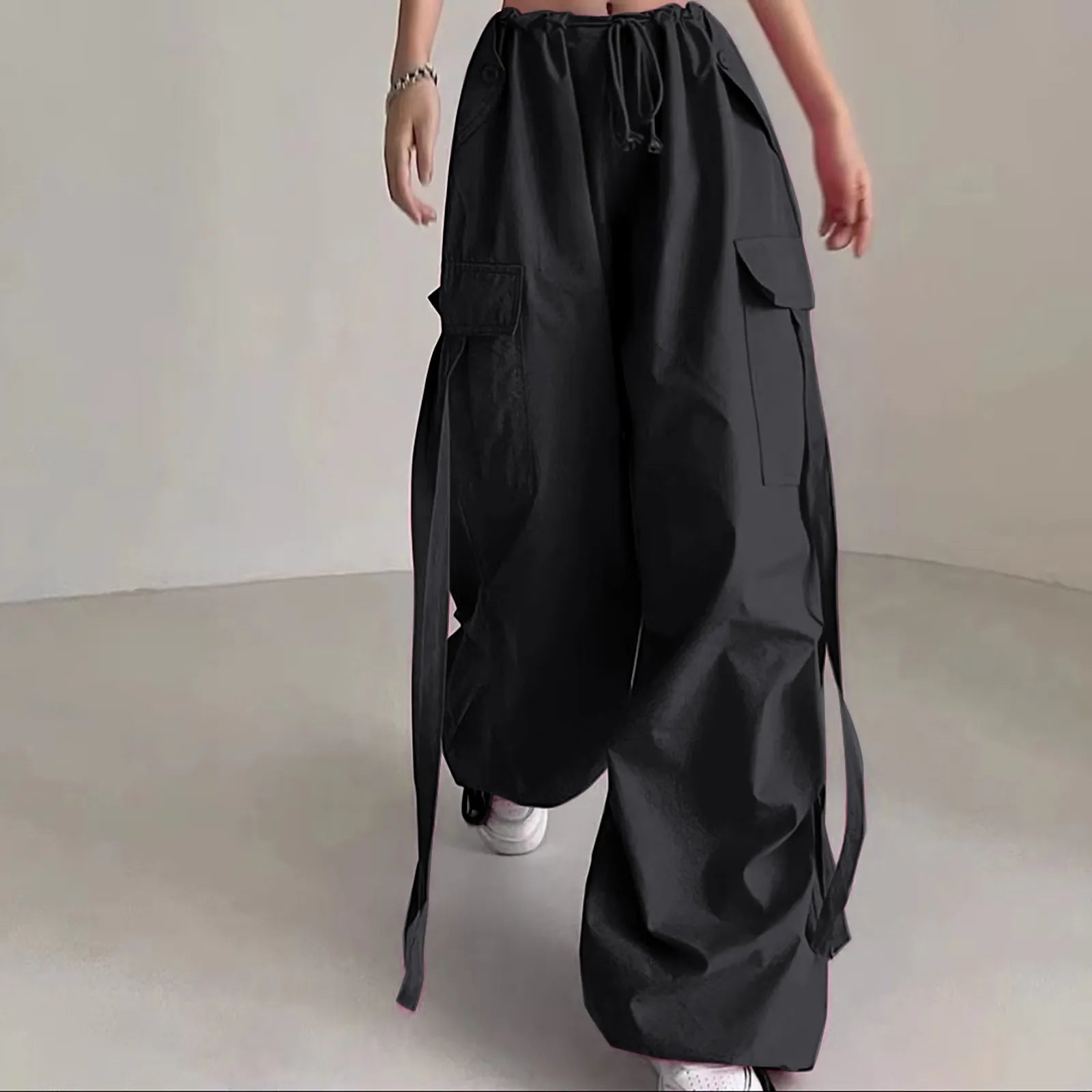 Trendy Oversized Cargo Pants for Y2K Fashion and Grunge Aesthetic Outfits