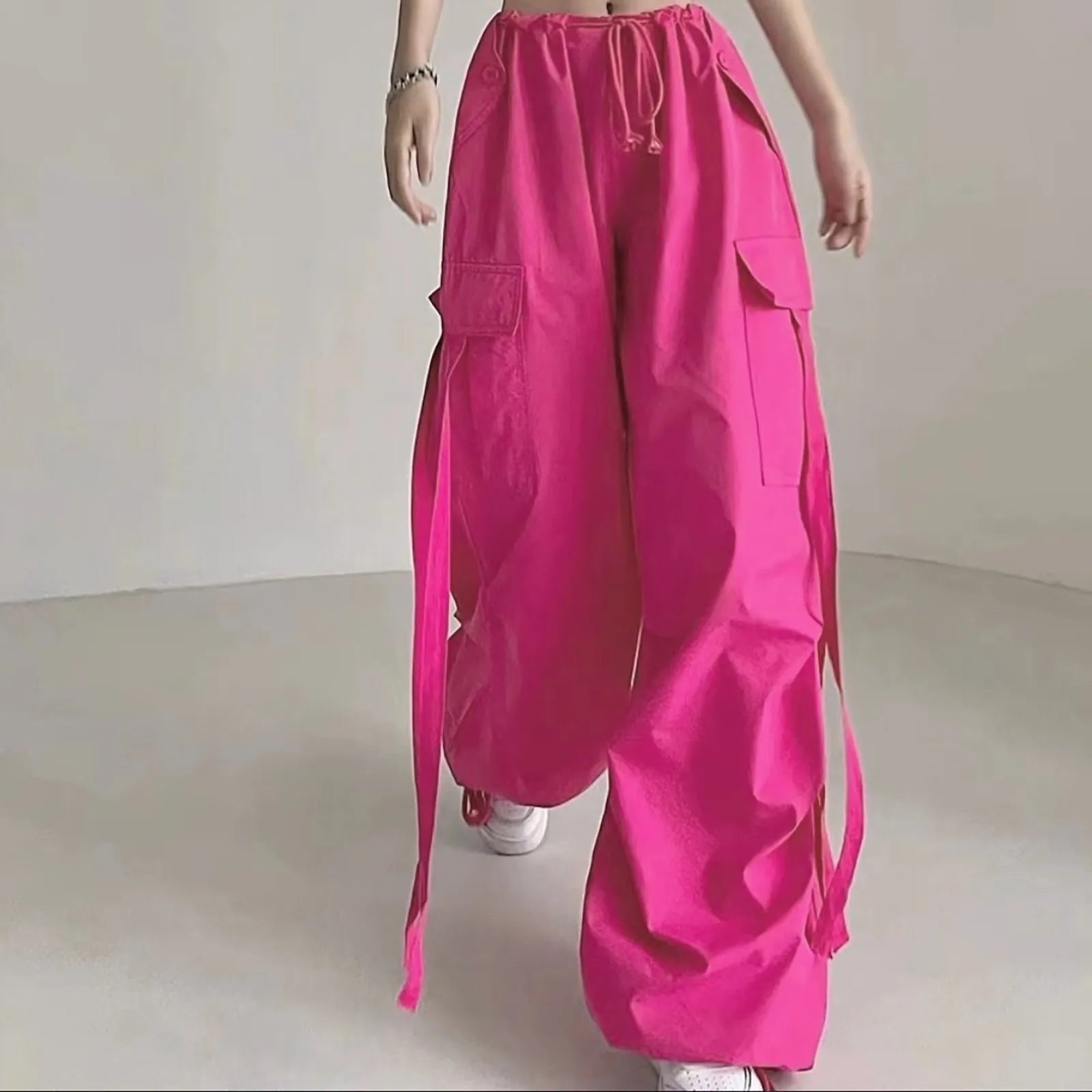 Trendy Oversized Cargo Pants for Y2K Fashion and Grunge Aesthetic Outfits